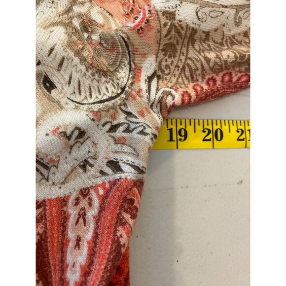 Chico's Multicolor Paisley Cardigan - Picture 7 of 10